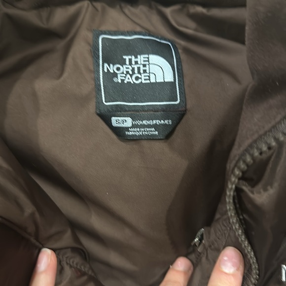 North Face Brown Women’s Coat 550 size small - Picture 2 of 5